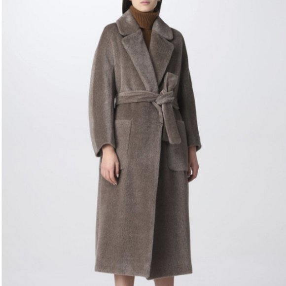 S Max Mara Malesia Coat, Beige Size 4 - Picture 5 of 16